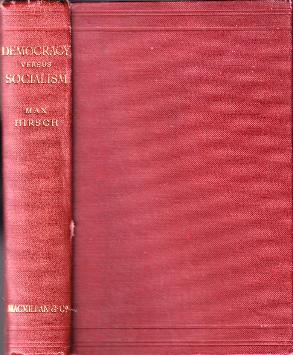 Democracy versus socialism, a critical examination of socialism
