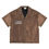Thumbnail: TRIPLE SEVENS NYLON BUTTON UP TEE BROWN