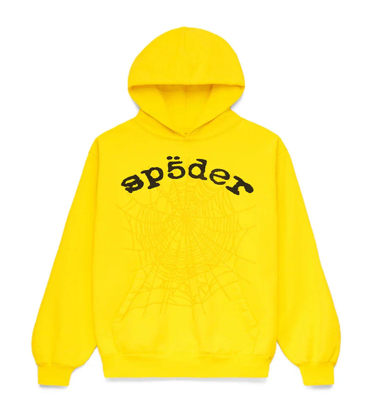 SP5DER LEGACY HOODIE V2 YELLOW