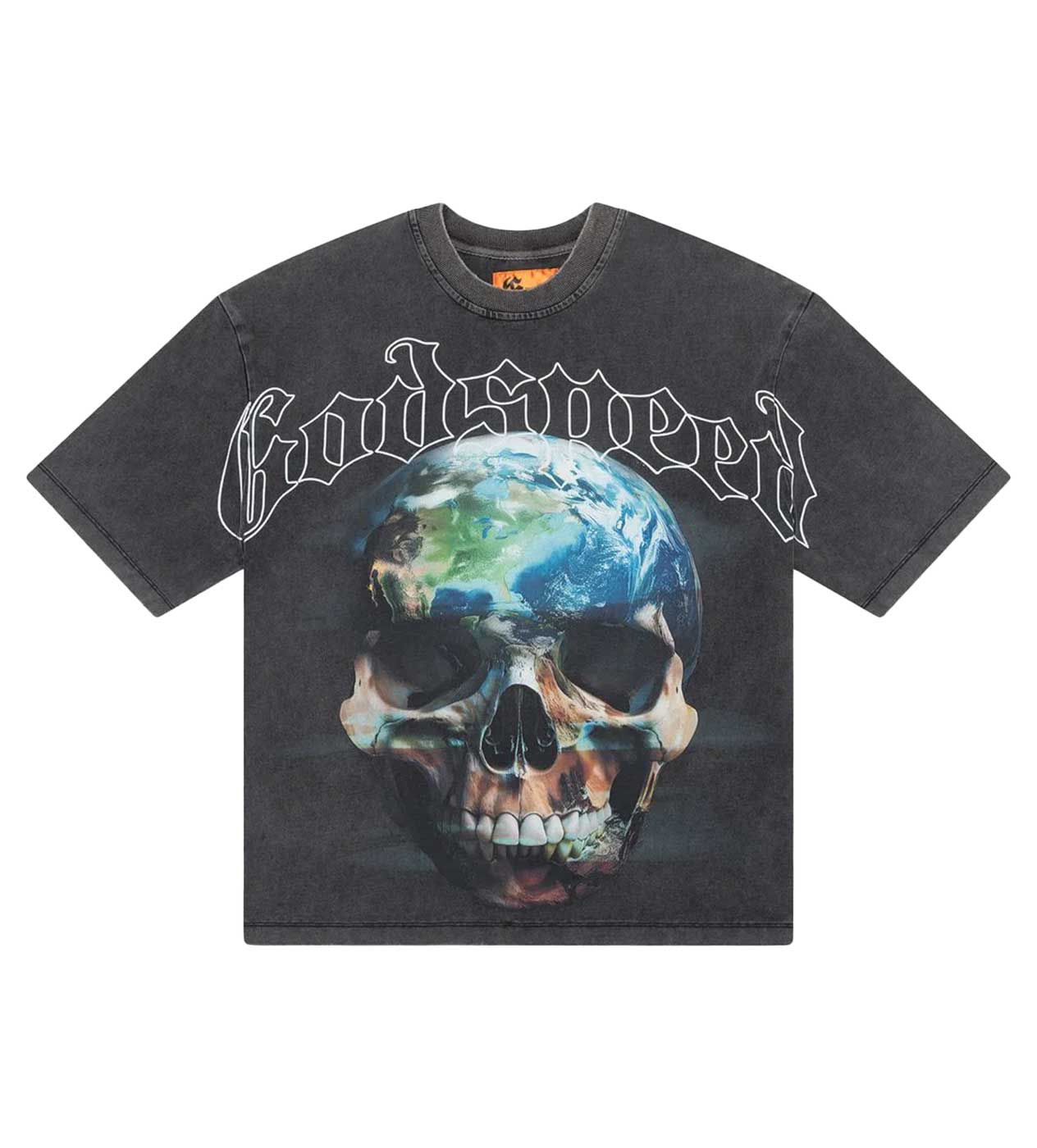 GODSPEED SKLOBE TEE BLACK WASH