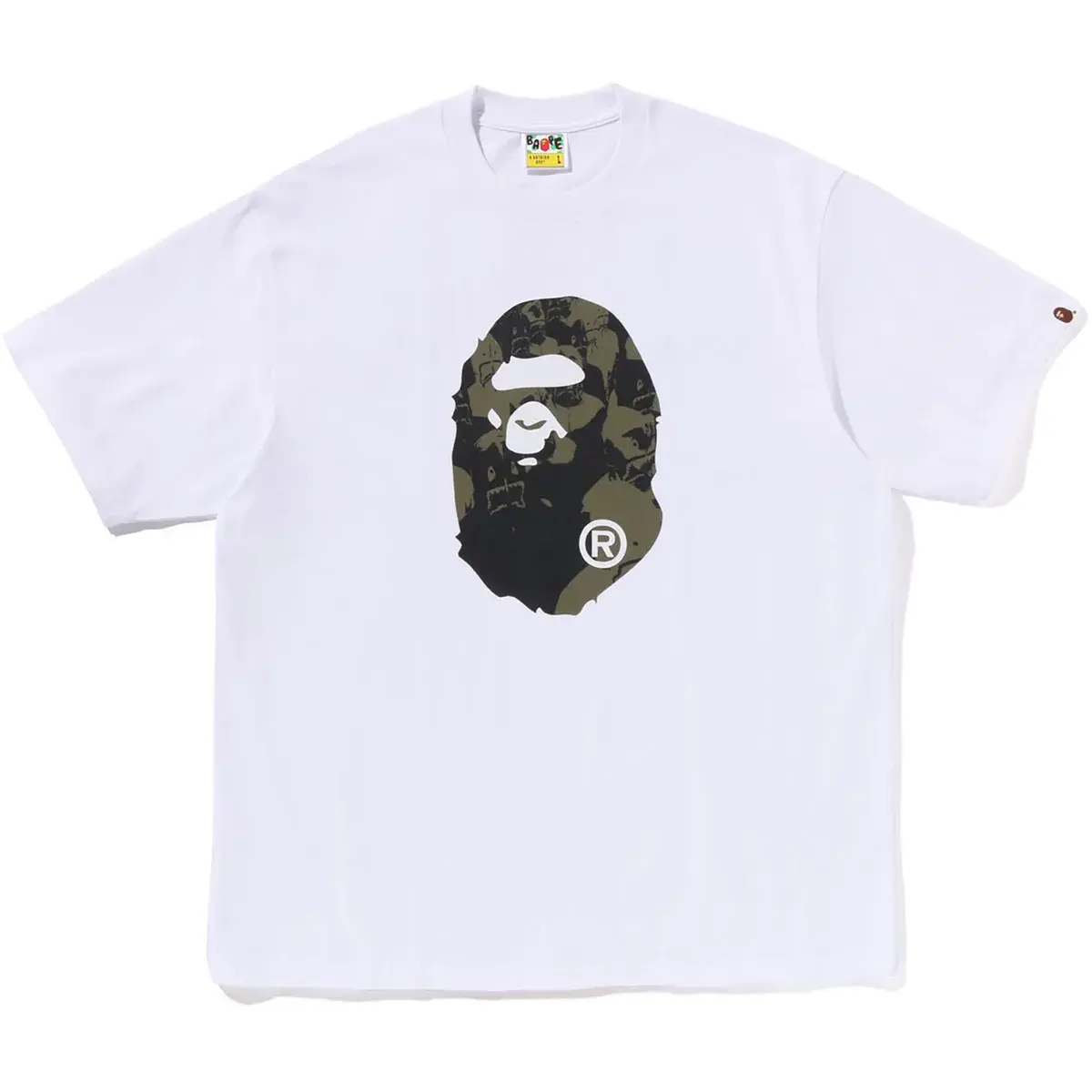 BAPE SHARK SEIJIN APE HEAD RELAXED FIT TEE MENS
