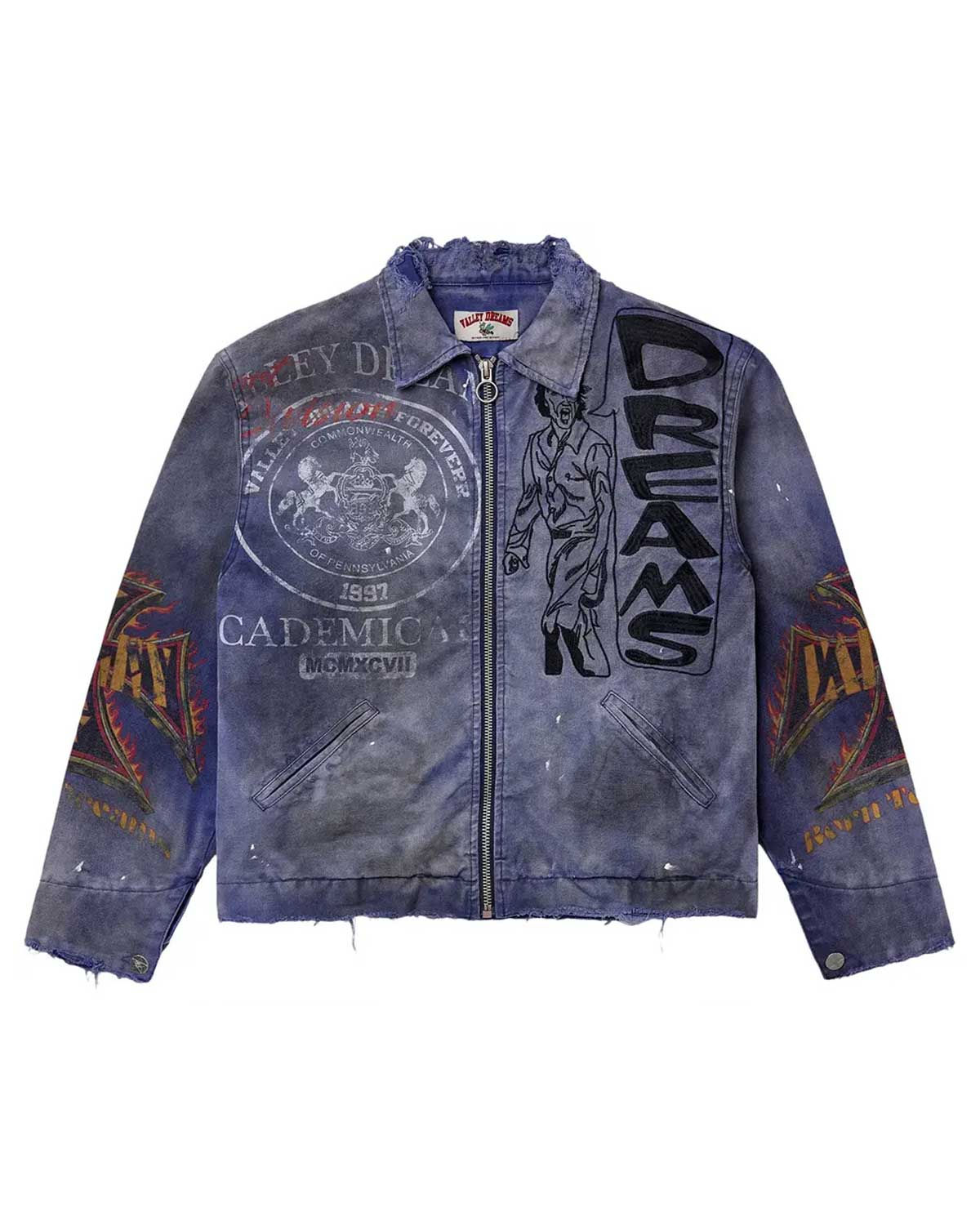 VALE FOREVER DESTRUCTION WORK JACKET PURPLE