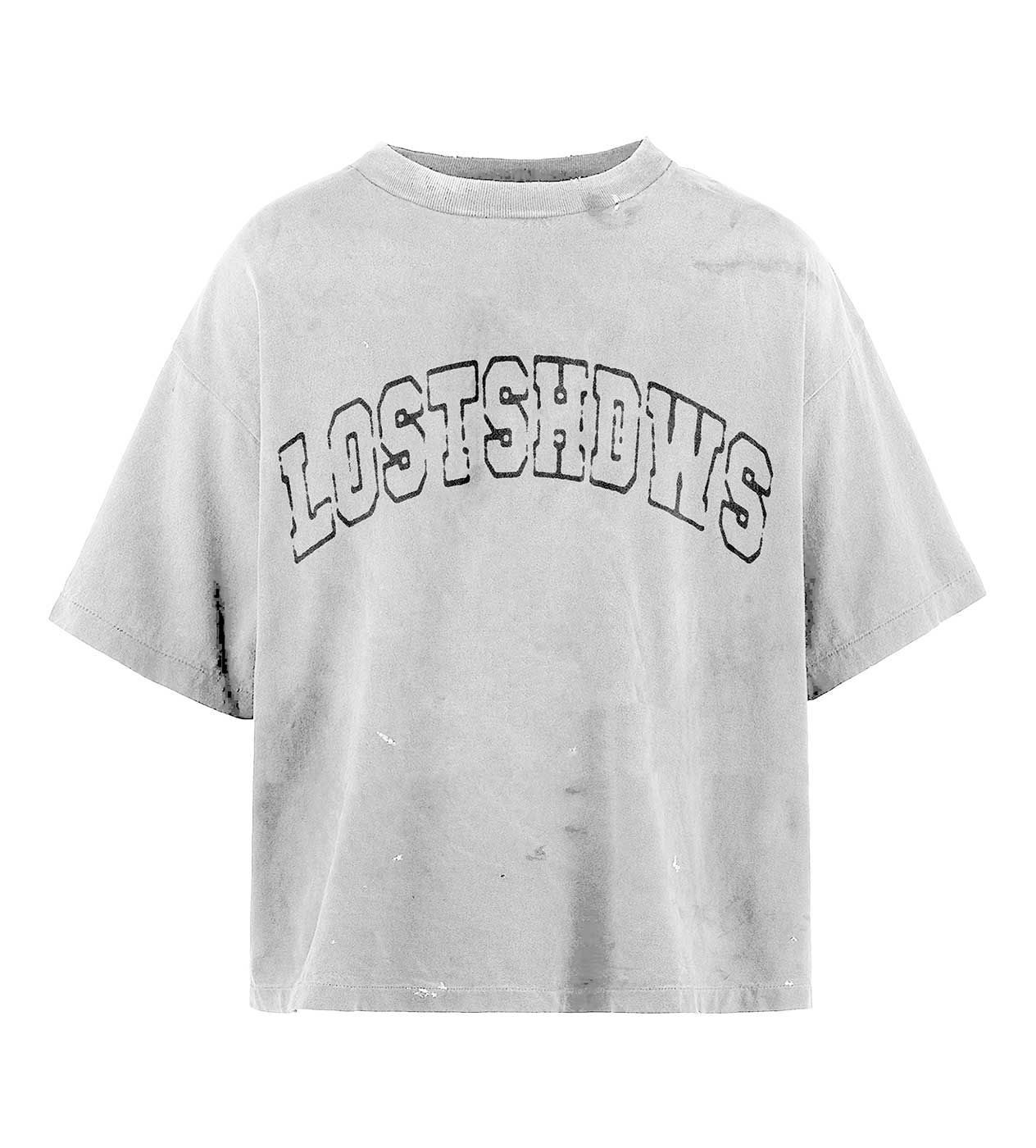 LOST SHDWS OUTLINE TEE WHITE