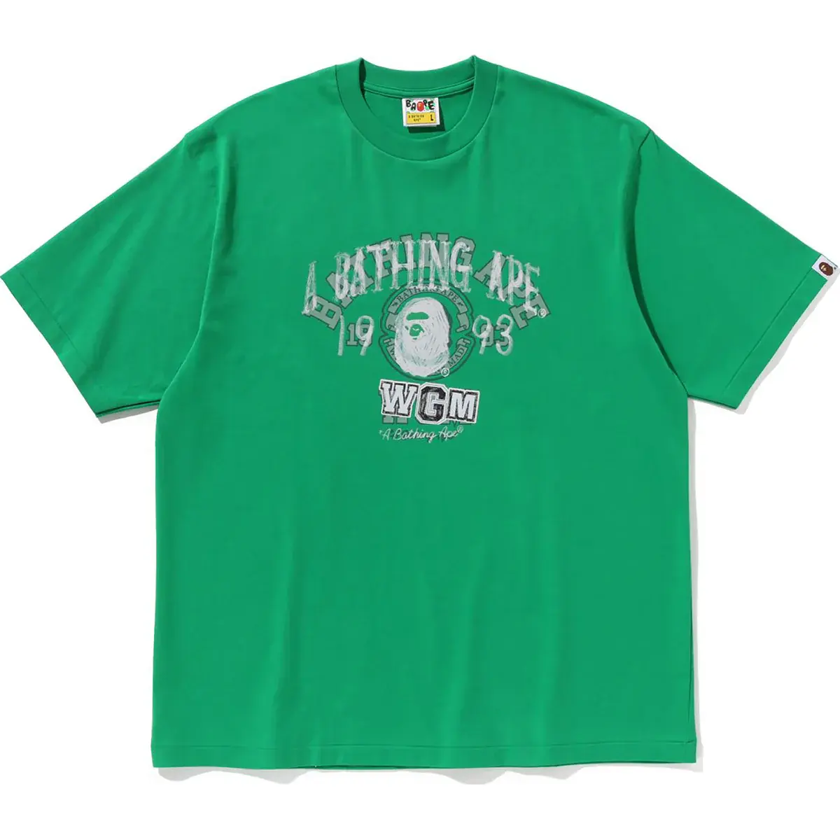 BAPE LAYERED COLLEGE RELAXED FIT TEE MENS