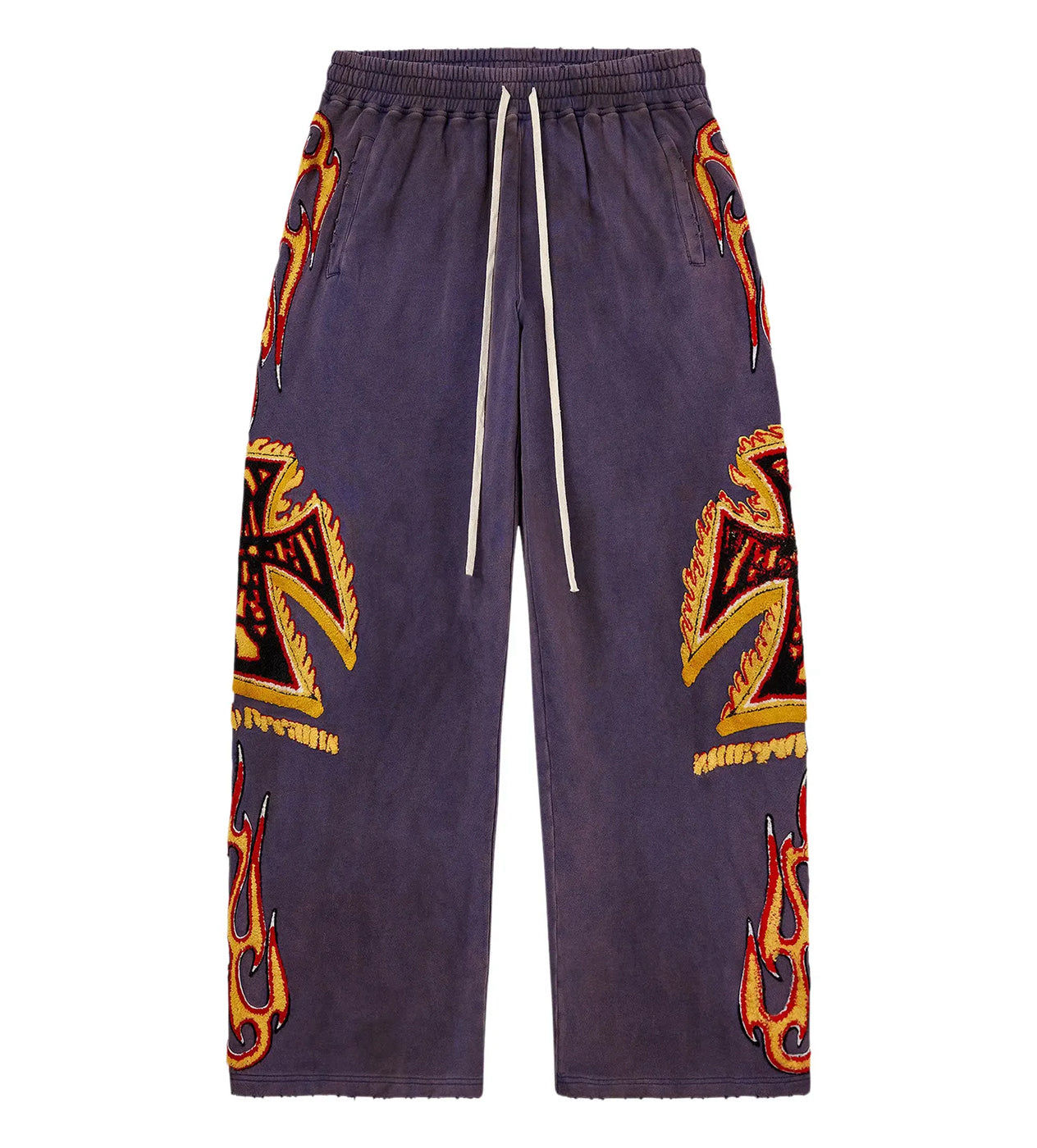 VALE FOREVER LA FLARE SWEATPANTS NAVY