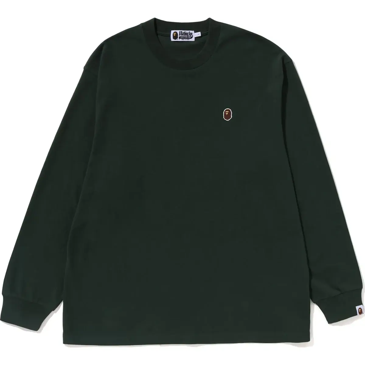 BAPE APE HEAD ONE POINT L/S TEE MENS