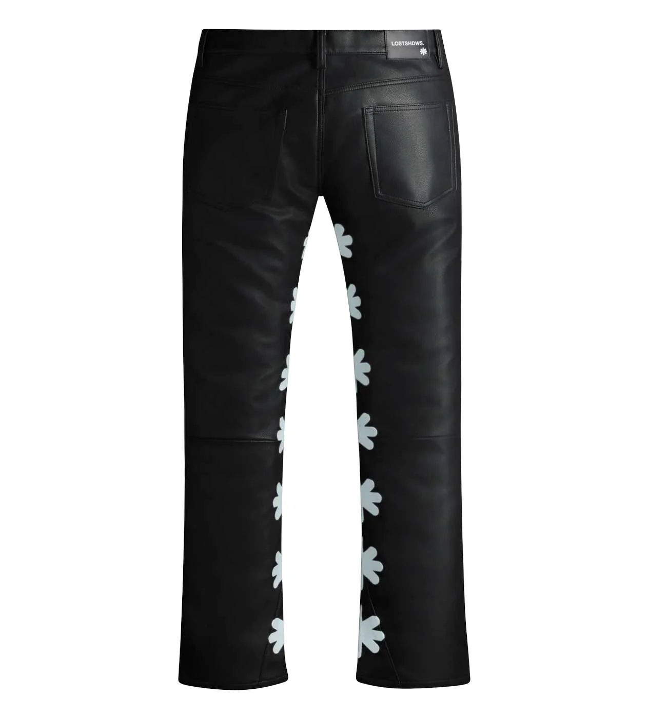 LOST SHDWS LEATHER PANT BLACK/FROST