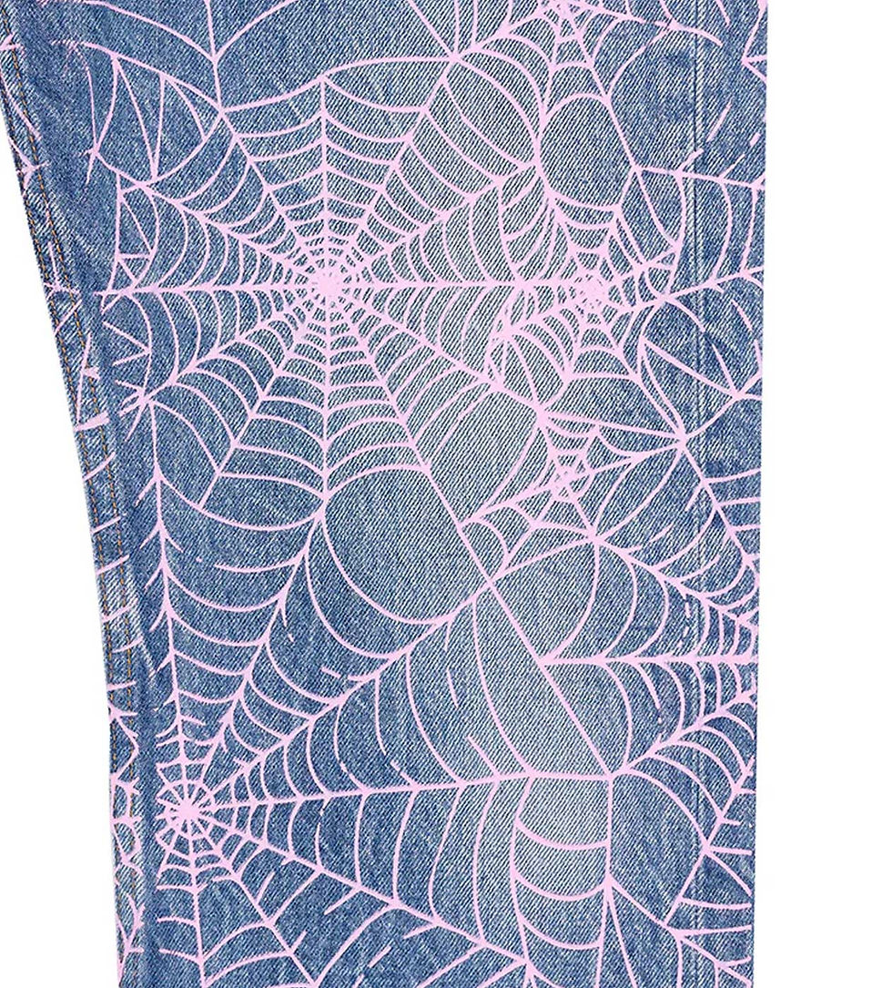 Thumbnail: SP5DER AOP WEB VINTAGE DENIM 501 BLUE/PINK