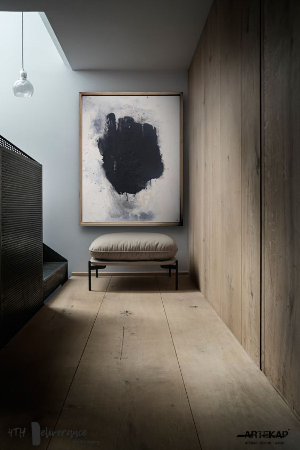 marked men w/ red oak Frame