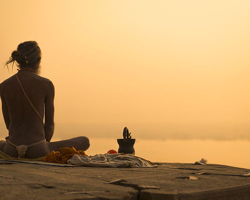 Meditative Sunrise View