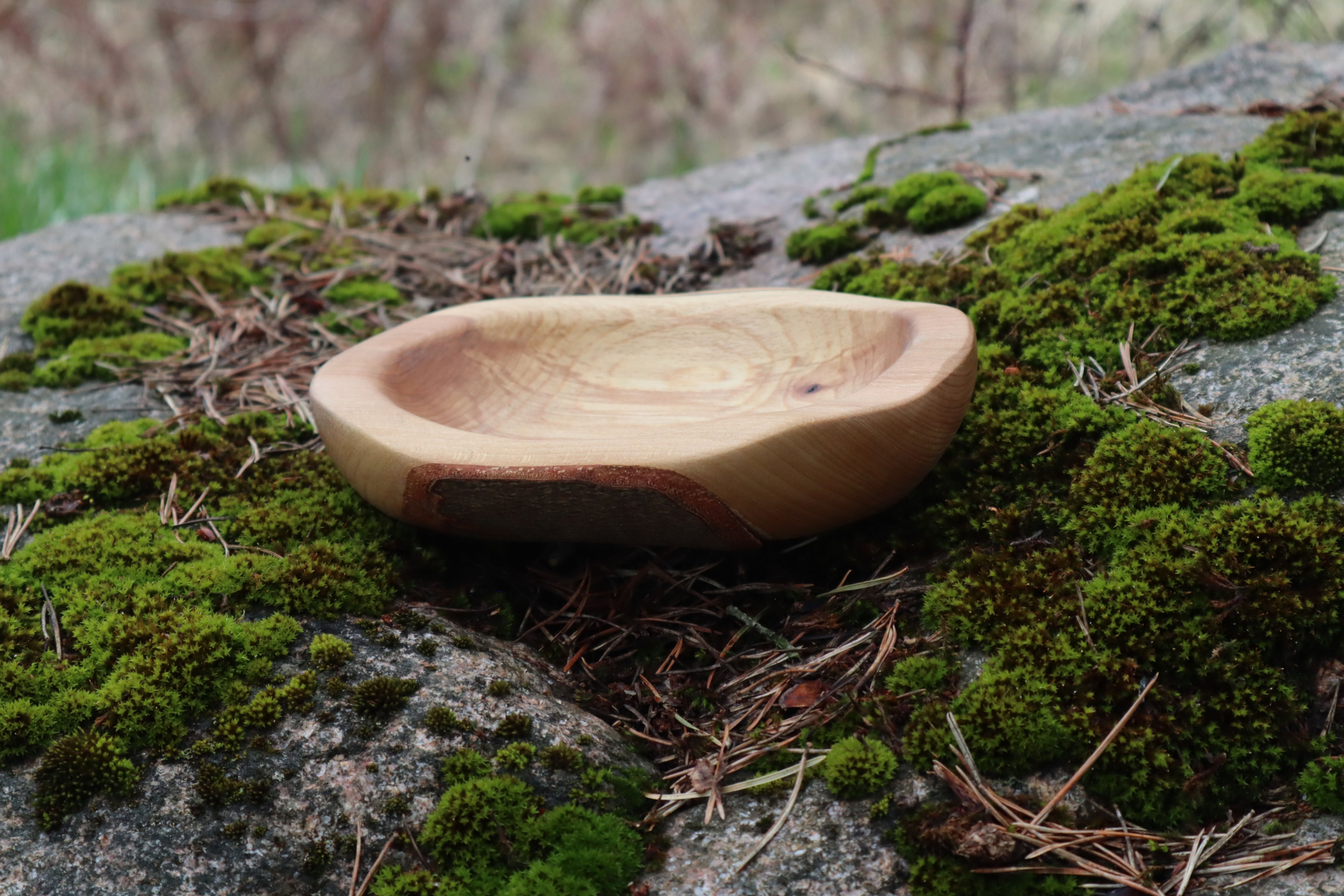 Beech Wood Hand Crafted Bowl
