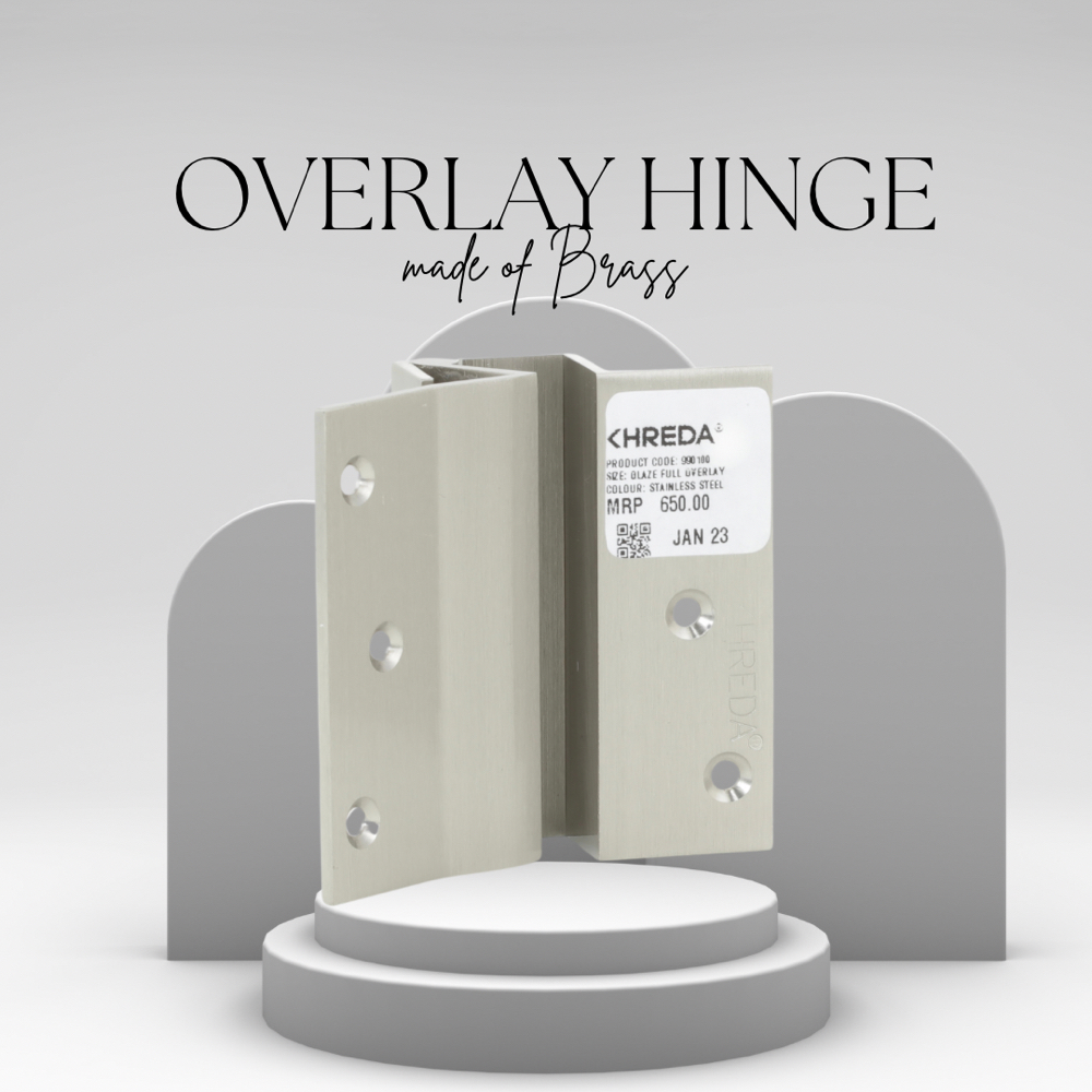 3" Overlay Hinges Soft-Movement