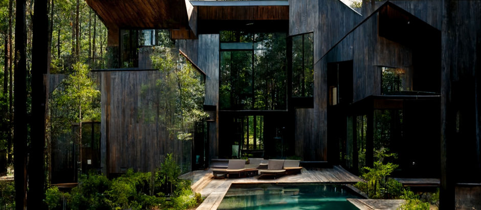 Designing the Modern House with AI: Luxury Homes In The Forest - Part 2