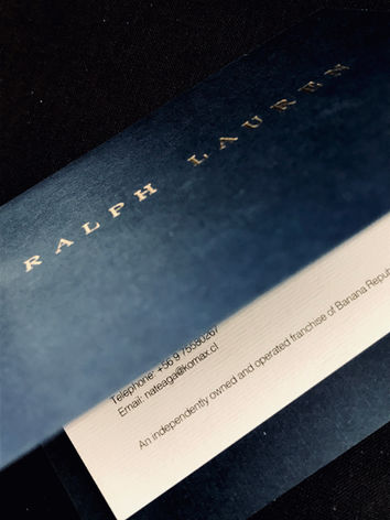 CMYK Invitación Ralph Lauren.