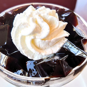 喫茶店のコーヒーゼリー