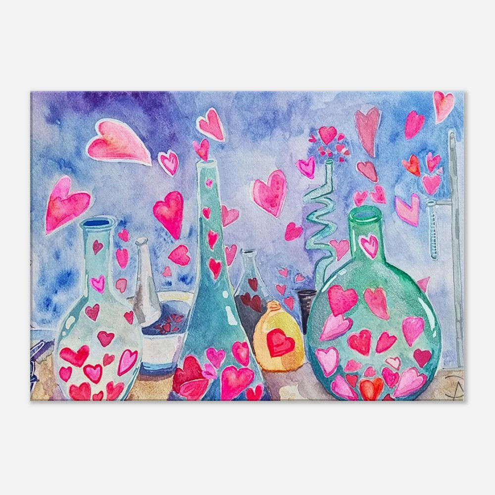 Watercolor Heart Painting