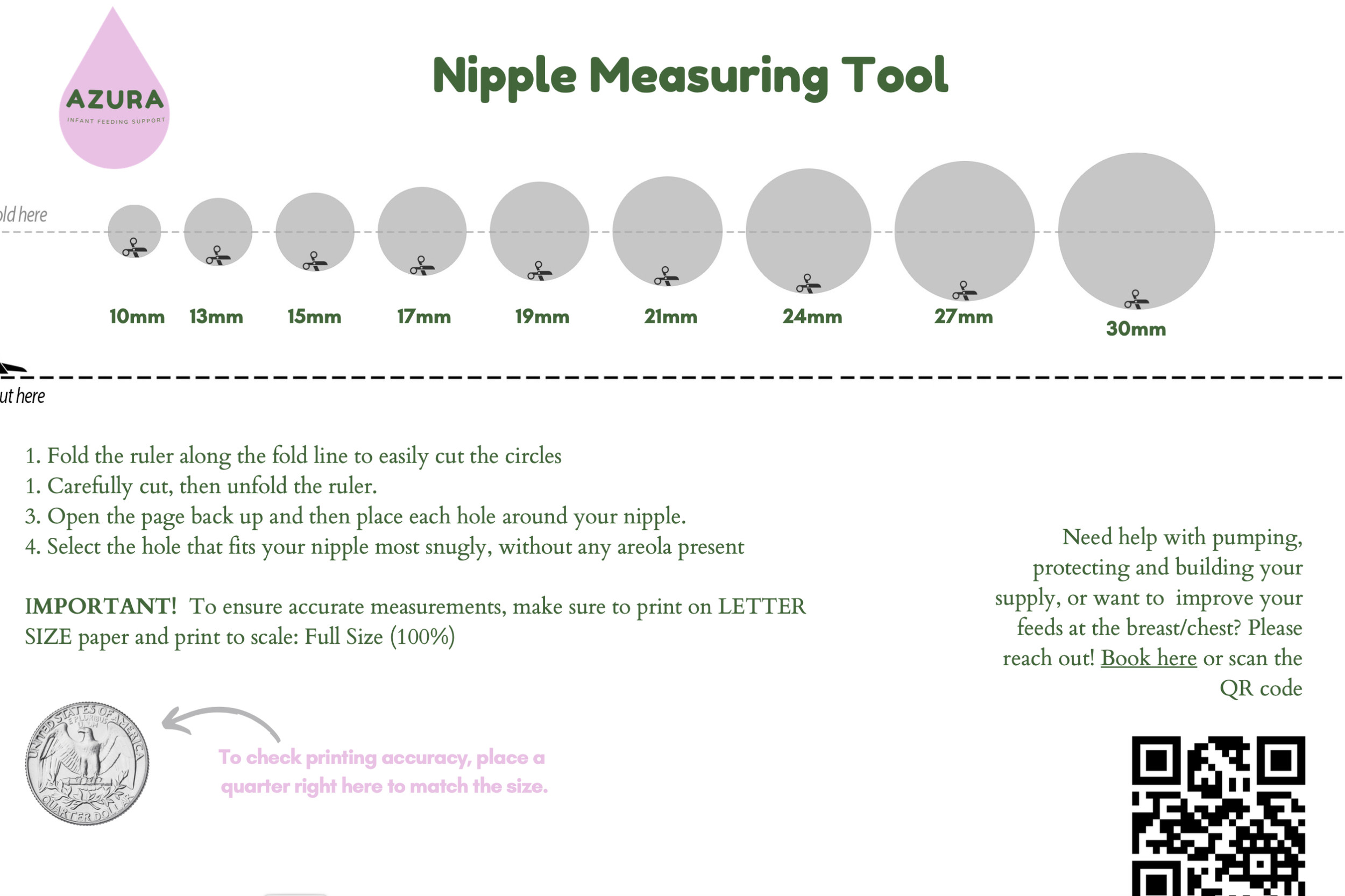 Breast Pump Flange Nipple Measurement Tool Azura Infant Feeding breast-pump-flange-nipple-measurement-tool-azura-infant-feeding