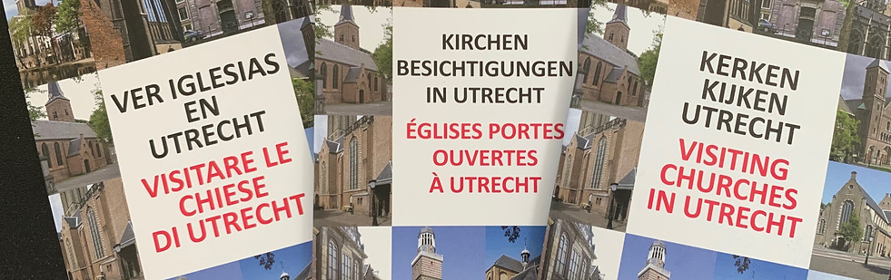 Meertalige brochures Kerken Kijken Utrecht