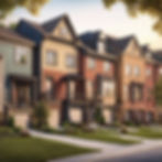 townhome front facing view