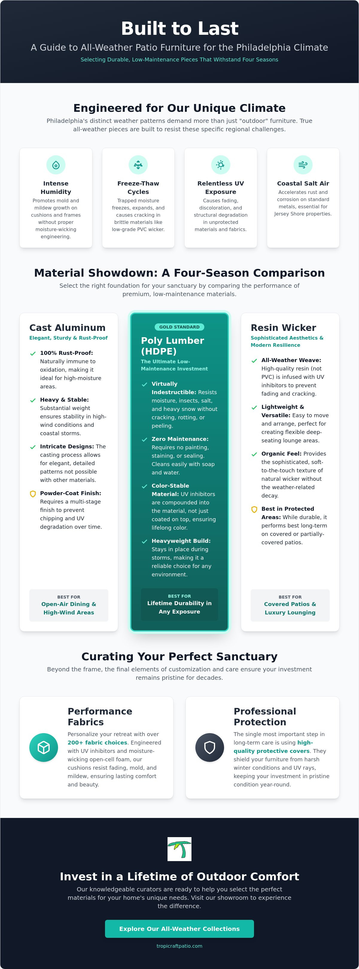 All-weather patio furniture Philadelphia