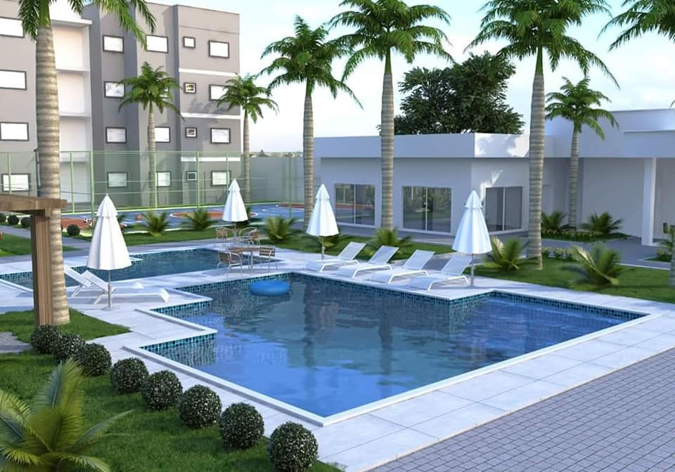 apartamento com piscinas