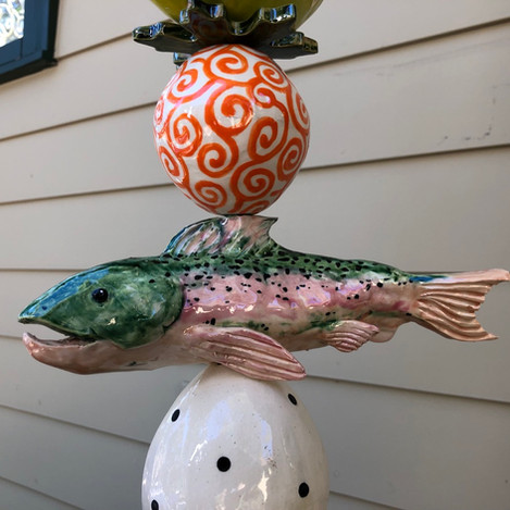 ceramic Rainbow Trout