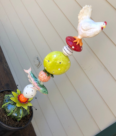 whimsical Garden Totem