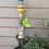 Thumbnail: turquoise aqua Dragonfly ceramic Garden Totem