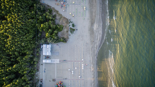 Aerial Photo of a Beach