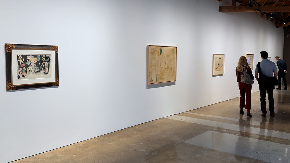 Exhibition view of Arshile Gorky