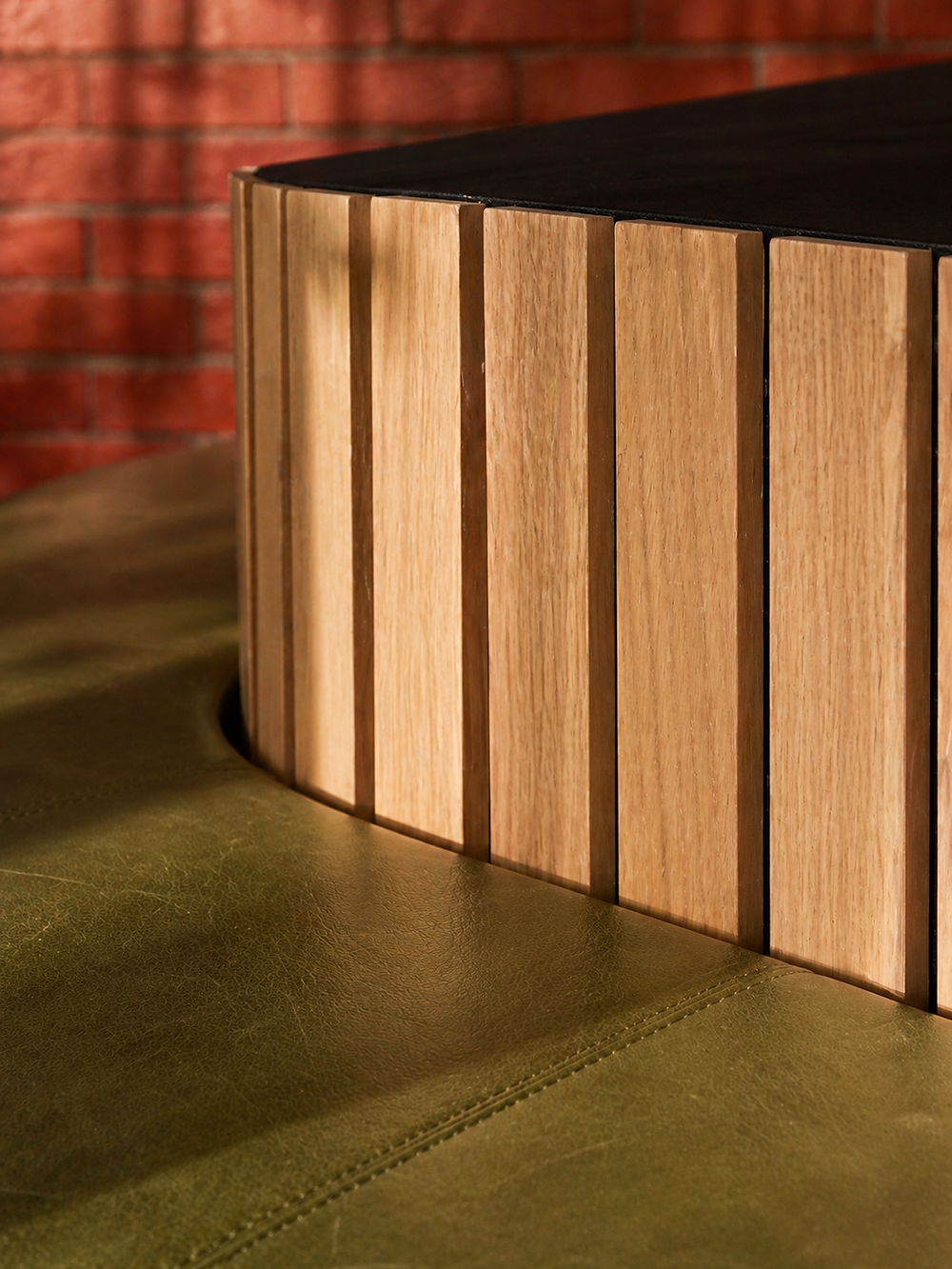 Bench detail.
