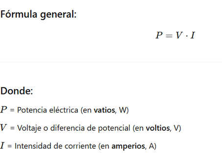 POTENCIA ELECTRICA