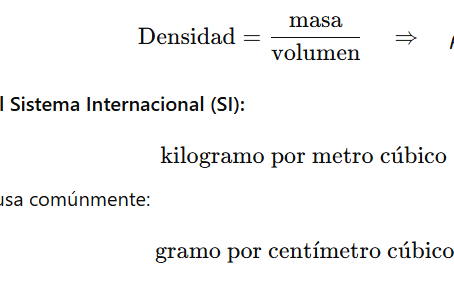 DENSIDAD