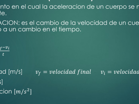 MOVIMIENTO RECTILINEO UNIFORMEMENTE ACELERADO (MRUA)