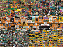 182 x 244 cm ebatlarında dev poster