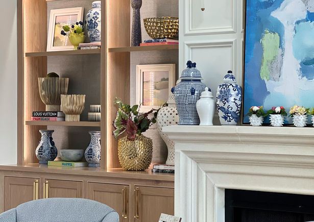 Interior Style Sessions with Oklahoma City Interior Designer Bookshelf Styling Living Room Design Oklahoma City
