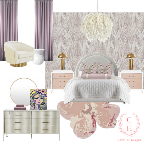 Girls Bedroom Ideas Virtual Interior Design Crew Hill Designs Oklahoma City Designer