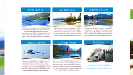 WILD KRATT - WEB DESIGN - OTP TOUR OVERVIEW