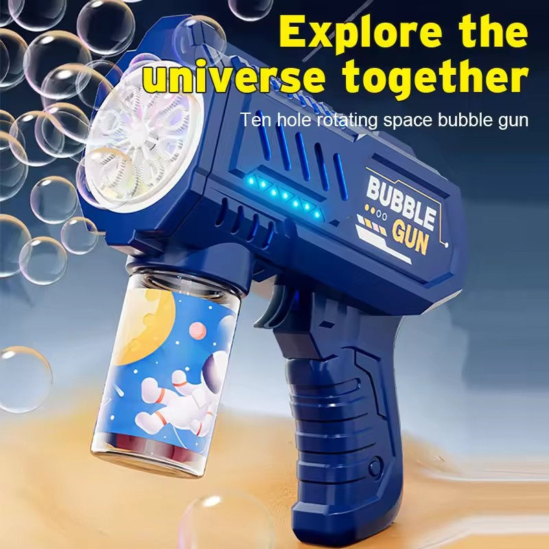 Thumbnail: Fully Automatic Bubble Gun Rocket Bubbles Machine Automatic Blower with Bubble L