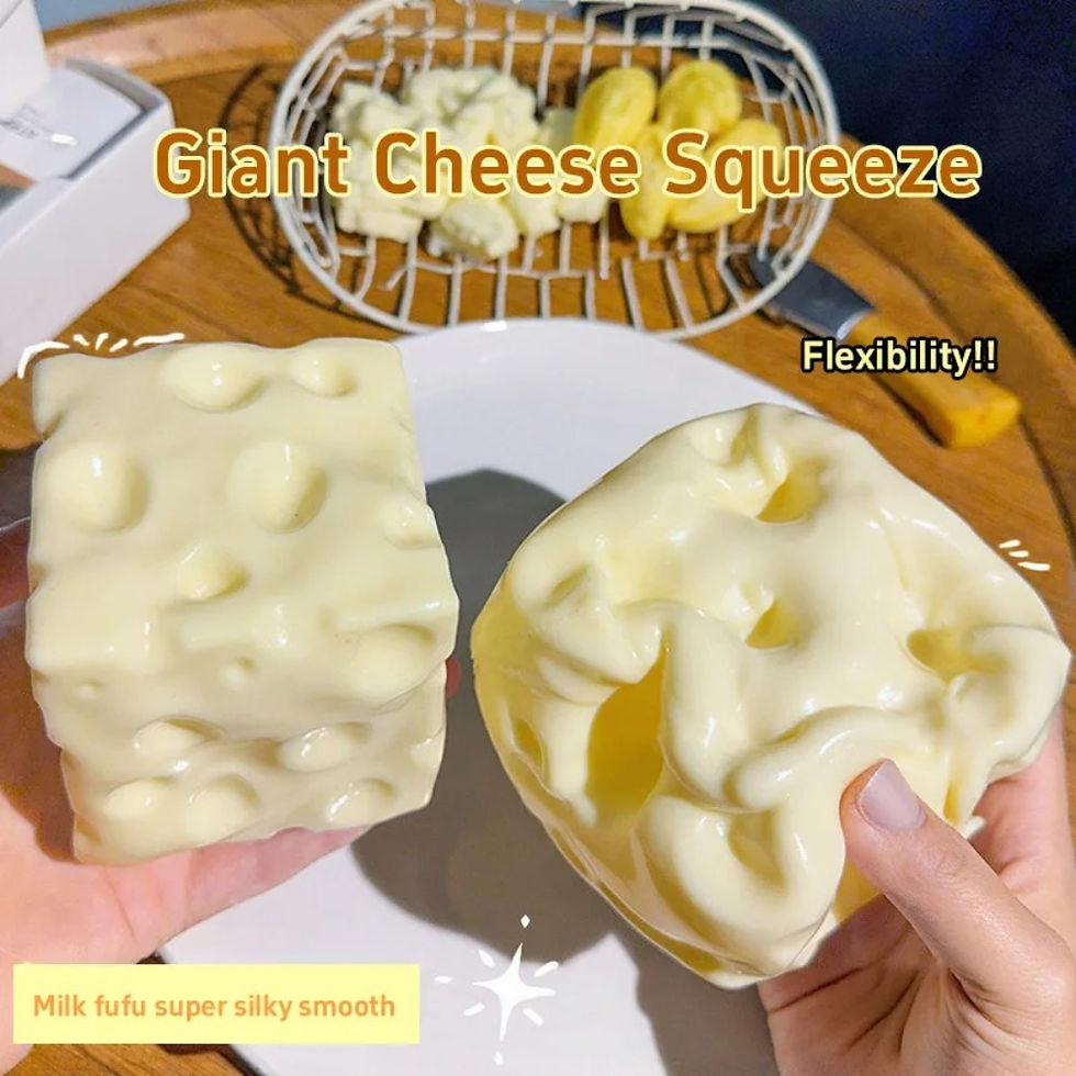 Thumbnail: Giant Cheese Squeeze - Silky Smooth Sensory Block
