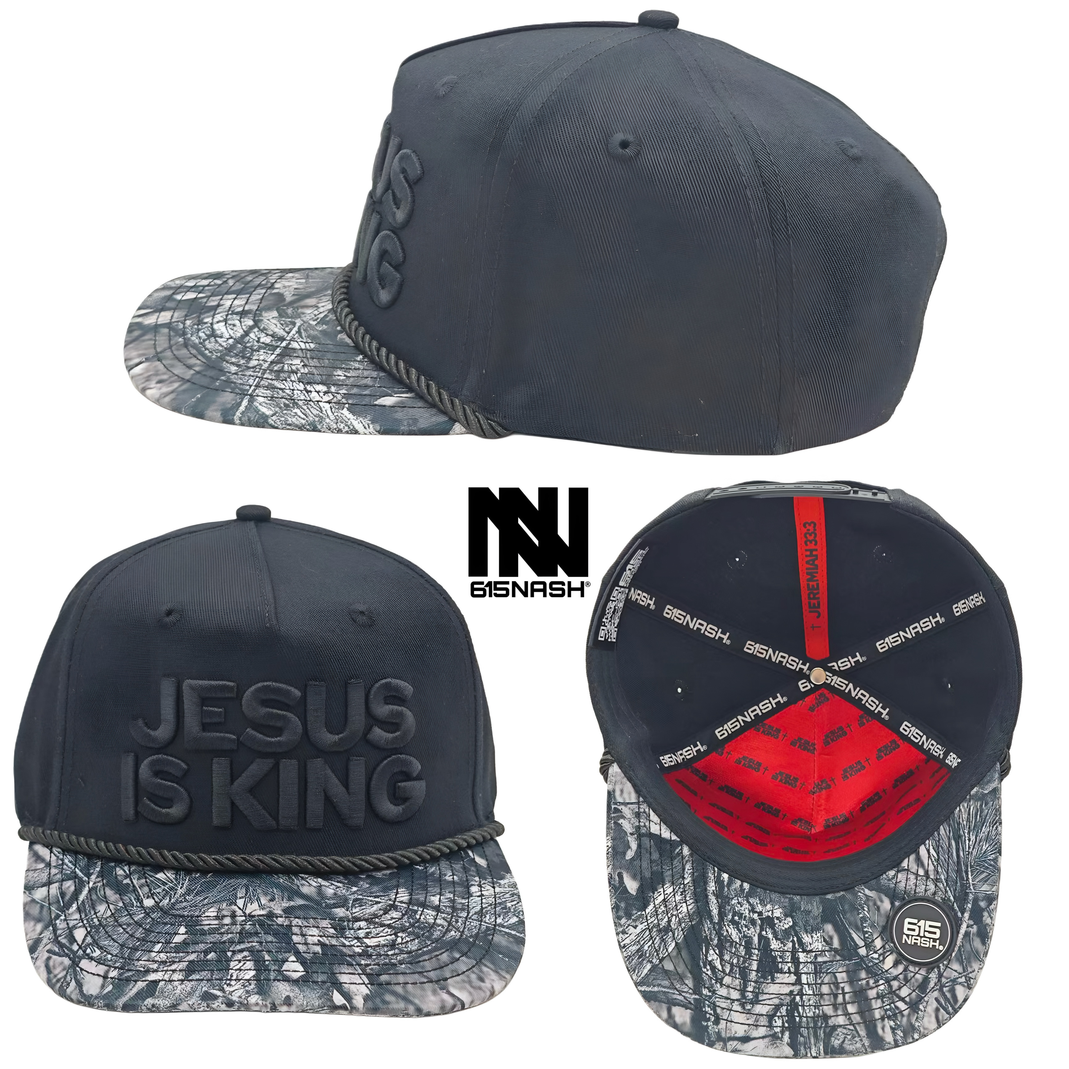Jesus Is King by 615Nash® Headwear