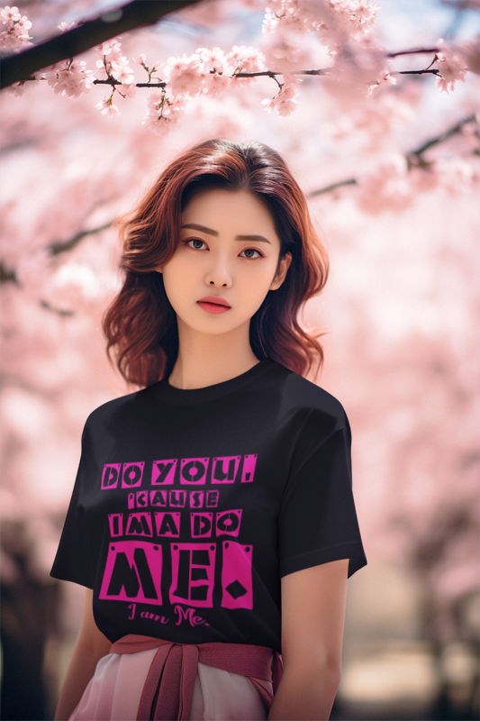 Miniatura: black and pink I AM ME Teez