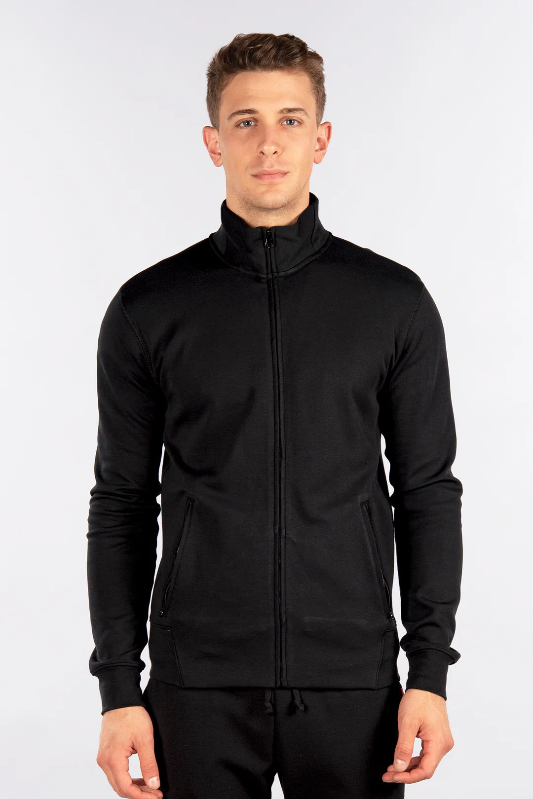 Performance Fleece Heather Black Jacket
