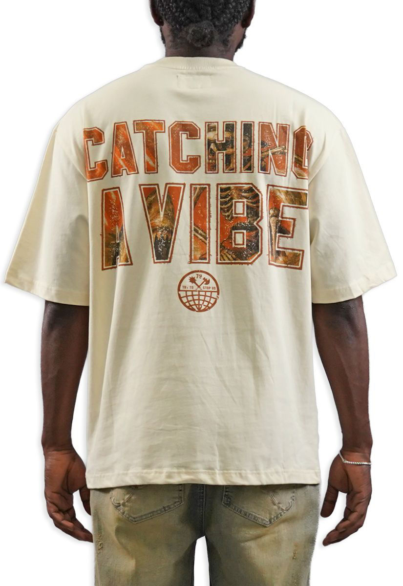 Miniatura: Catching A Vibe Cream Shirt