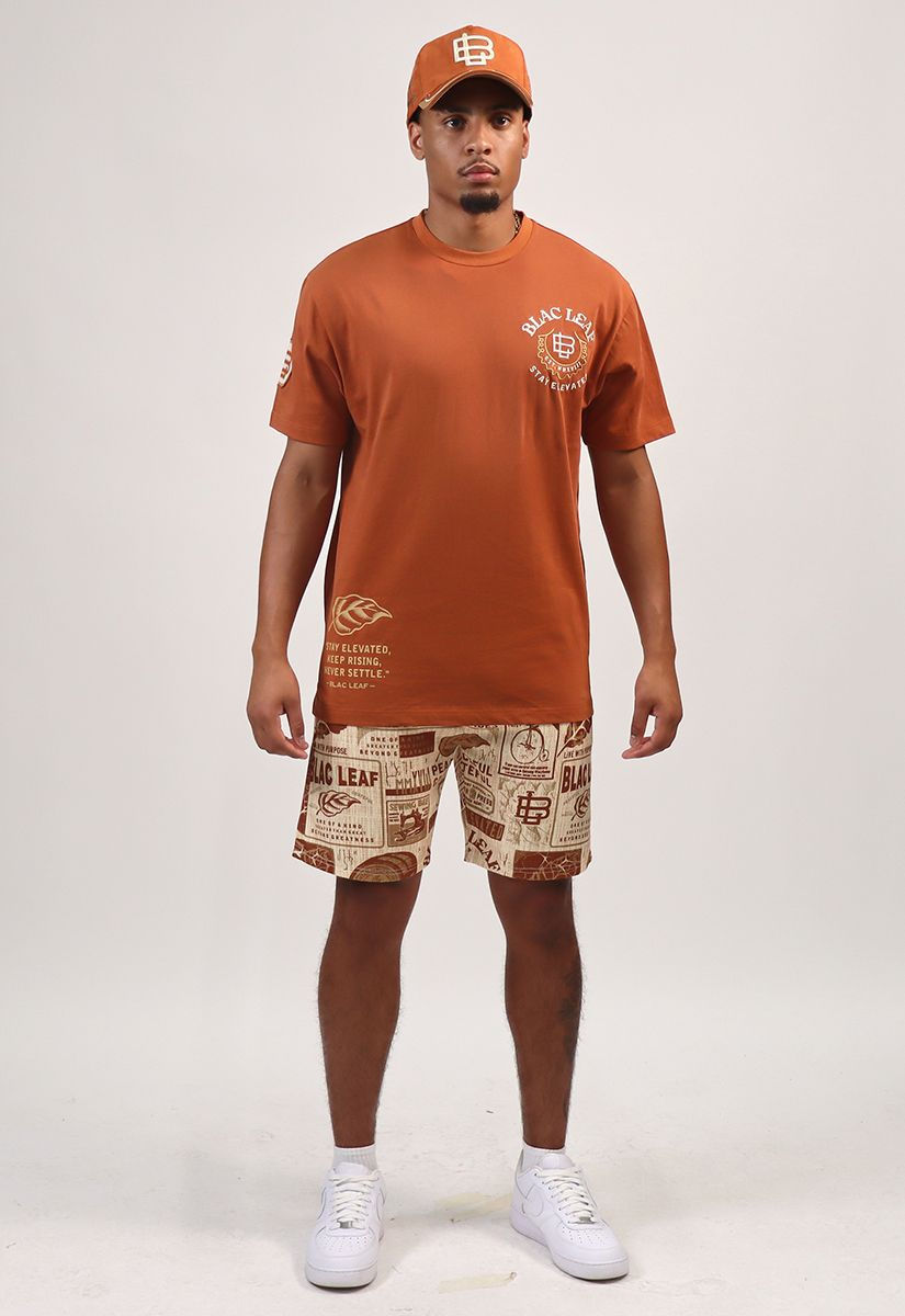 Miniatura: Stay Elevated T Shirt Rust