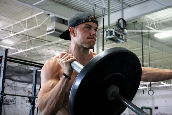 man workout