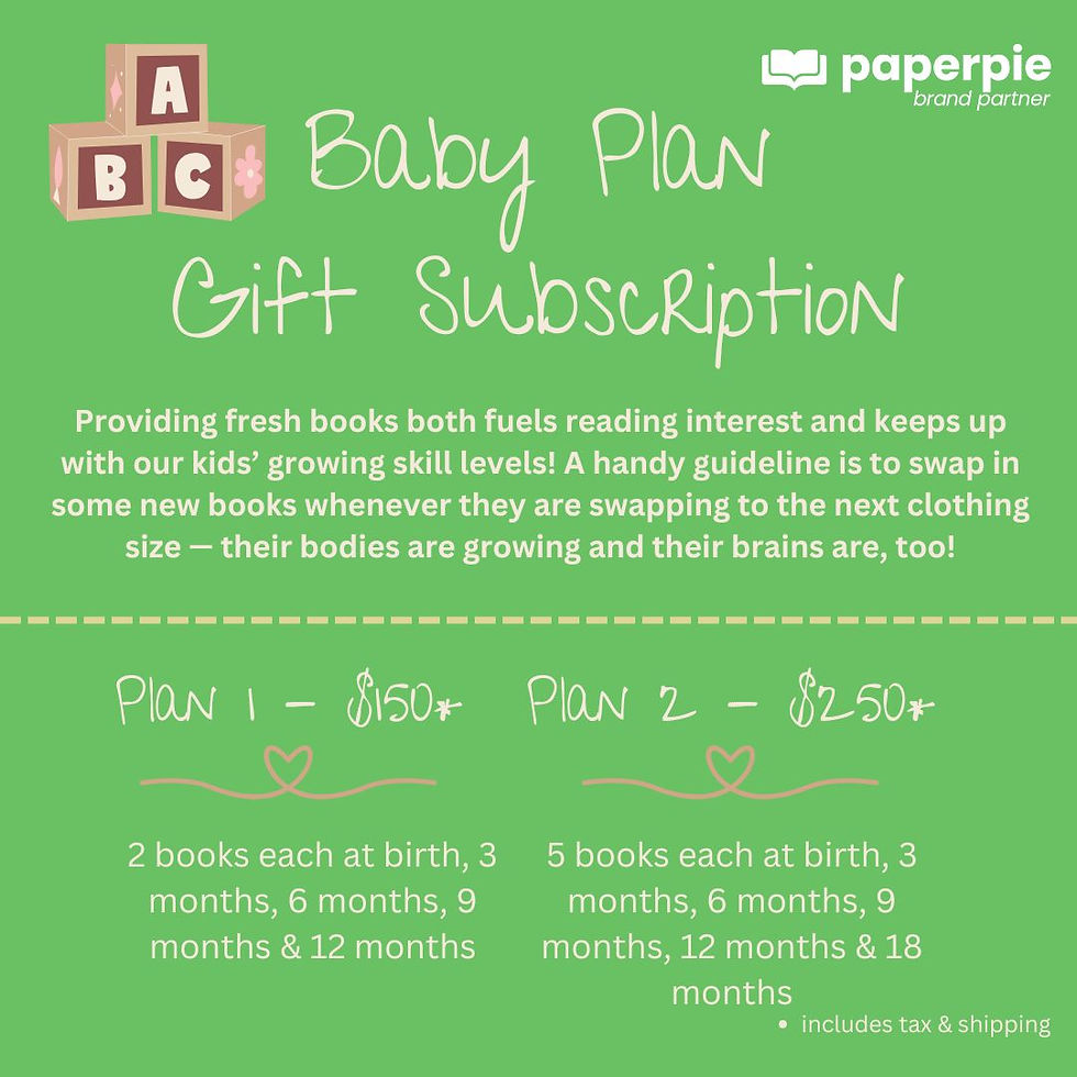 Baby Book Subscription Plan