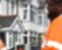 Employee working on site doing some splicing work.
