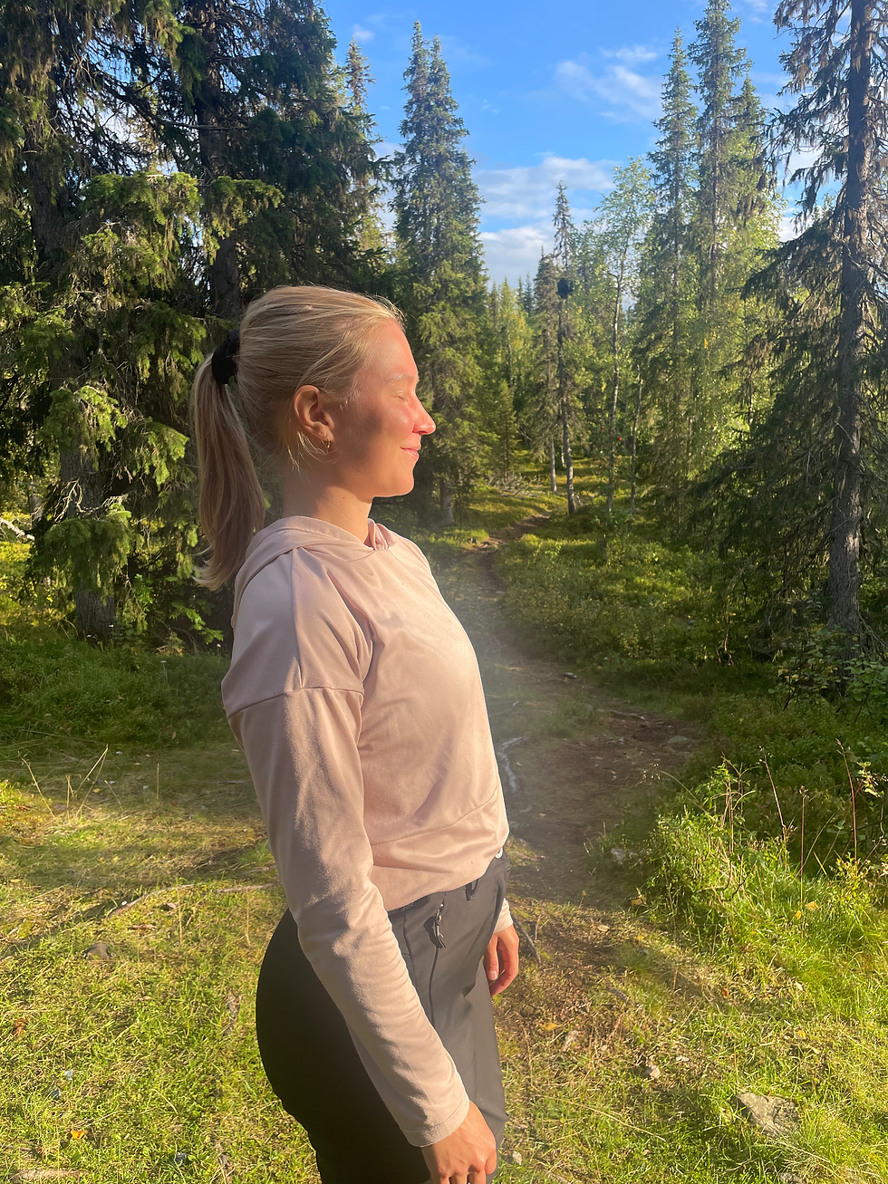 Connecting with nature is a fast way of connecting with oneself, and one's original thoughts.