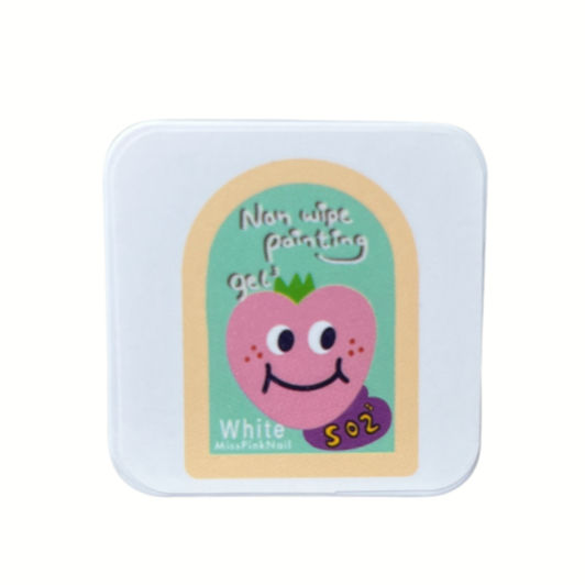 Miniaturbild: Malgel³ S02 Weiß, nicht abwischbar, 5 g, Misspinknail